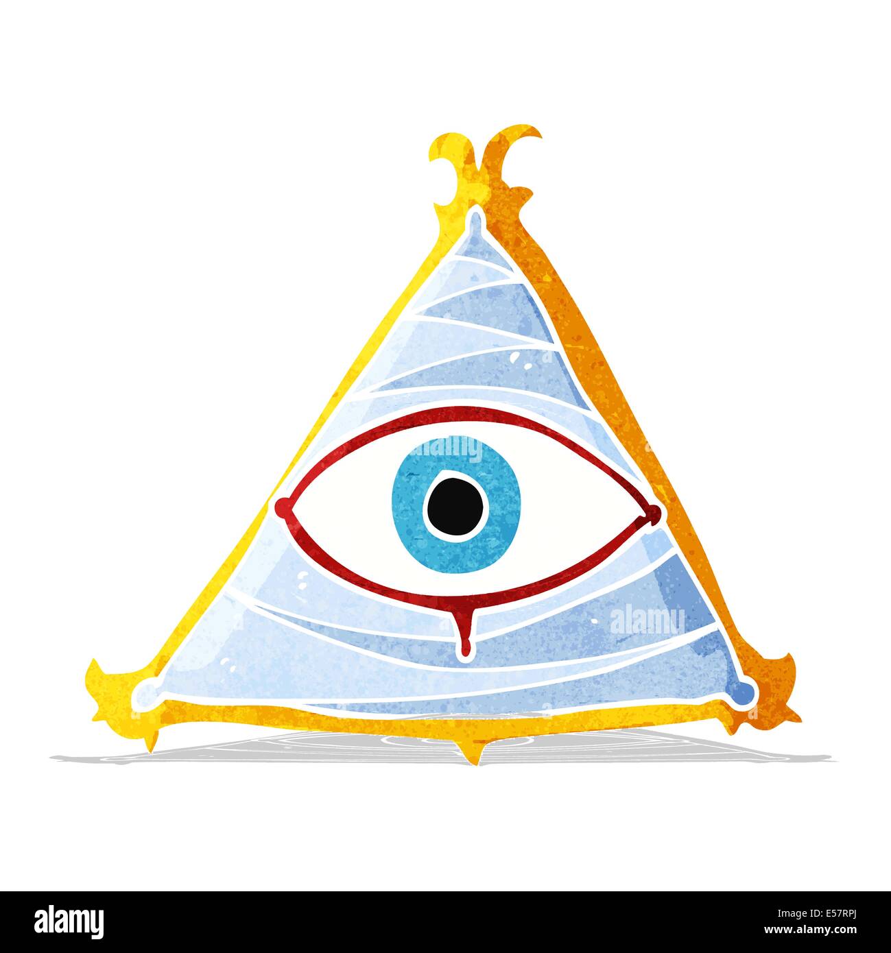 cartoon mystic eye symbol Stock Vector Image & Art Alamy