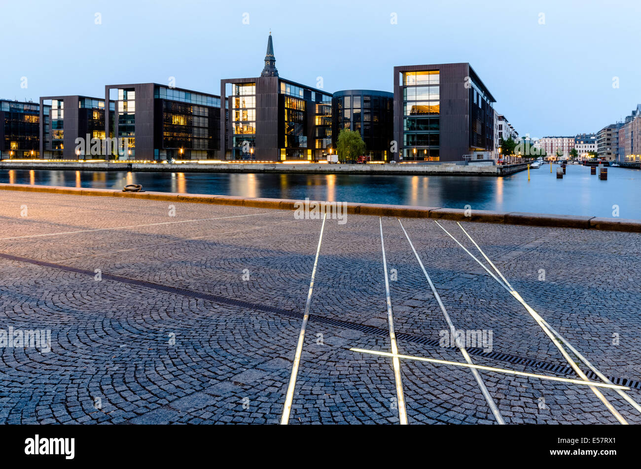 Nordea Bank headquarters in Christianshavn, Copenhagen, Denmark Stock Photo