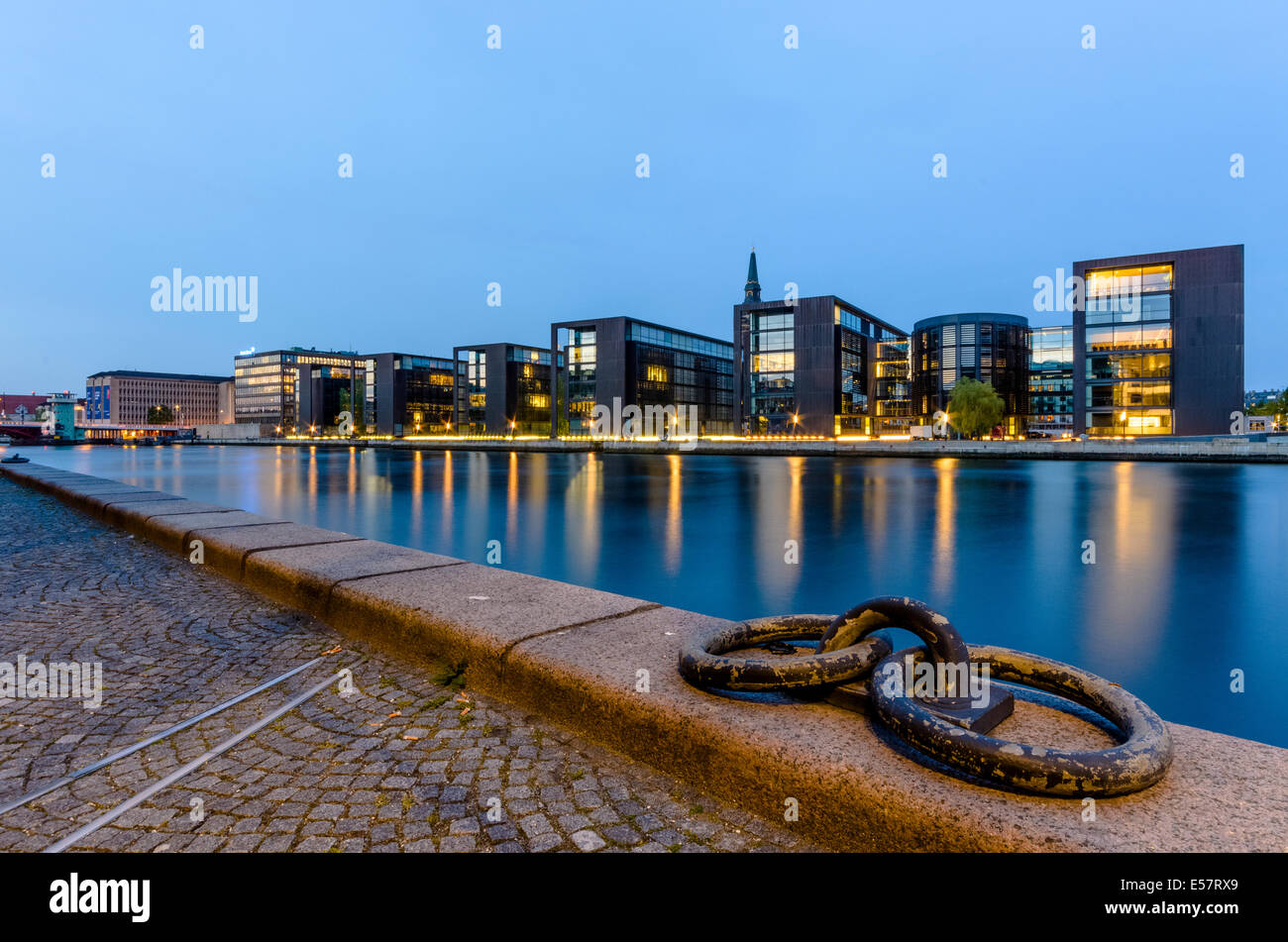 Nordea Bank headquarters in Christianshavn, Copenhagen, Denmark Stock Photo