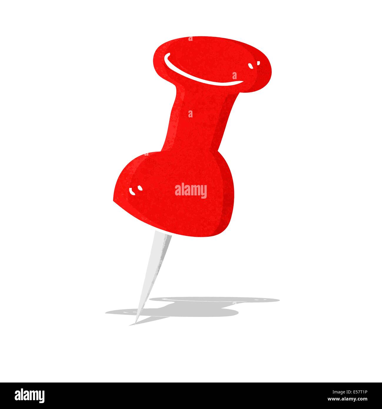 cartoon drawing pin Stock Vector Image & Art - Alamy