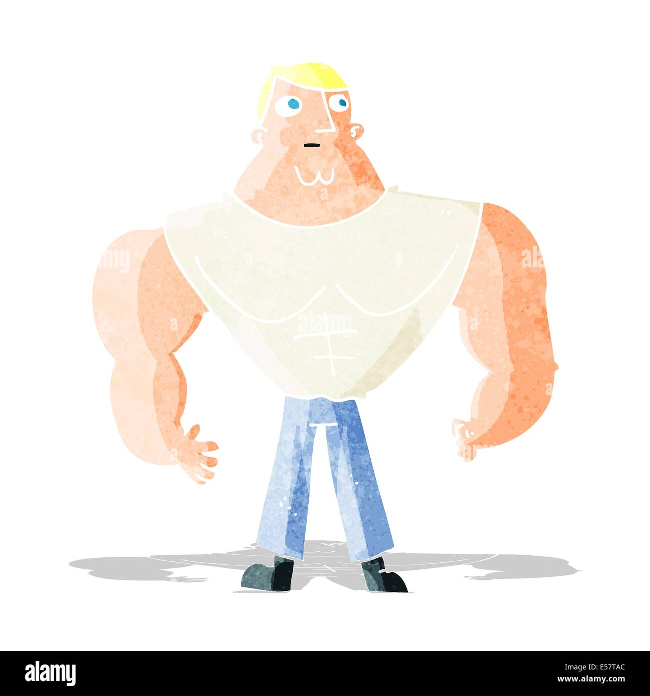 cartoon body builder Stock Vector Image & Art - Alamy