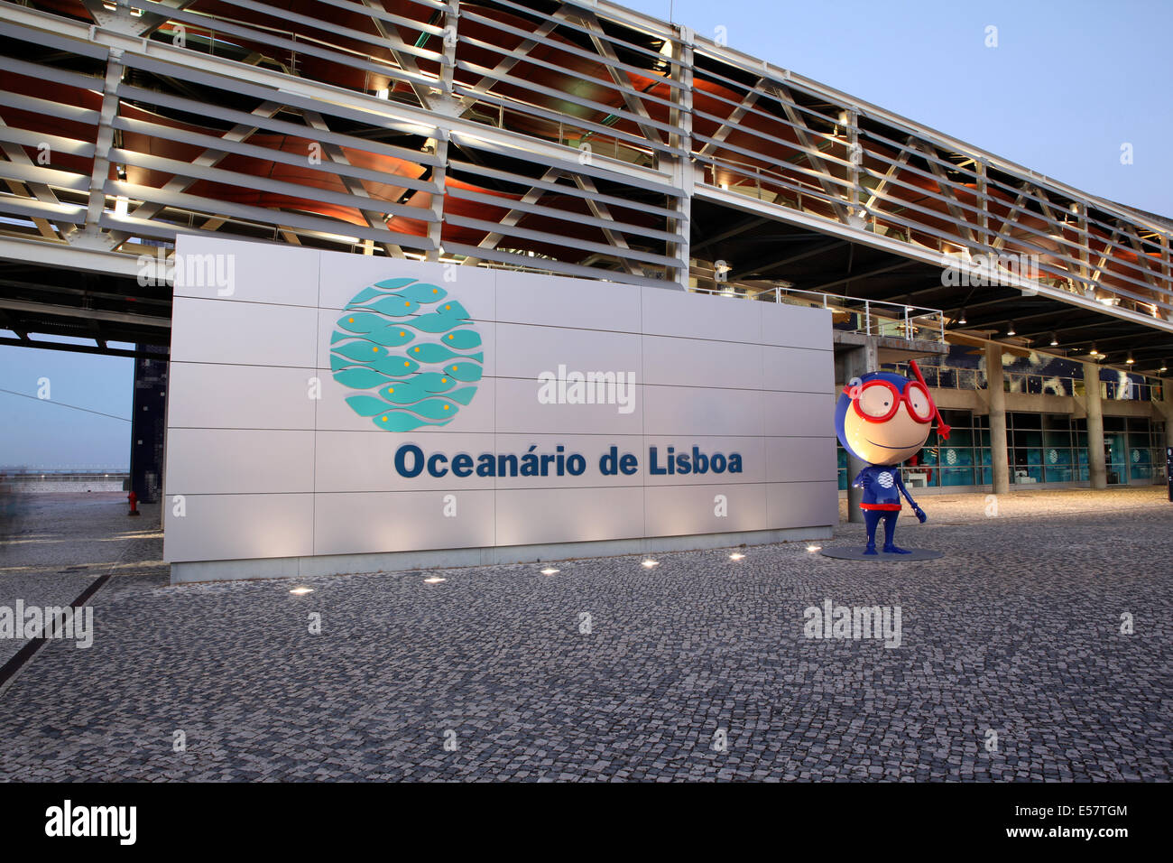 Oceanarium at Lisbon, Parque das Nacoes, Portugal, Europe Stock Photo