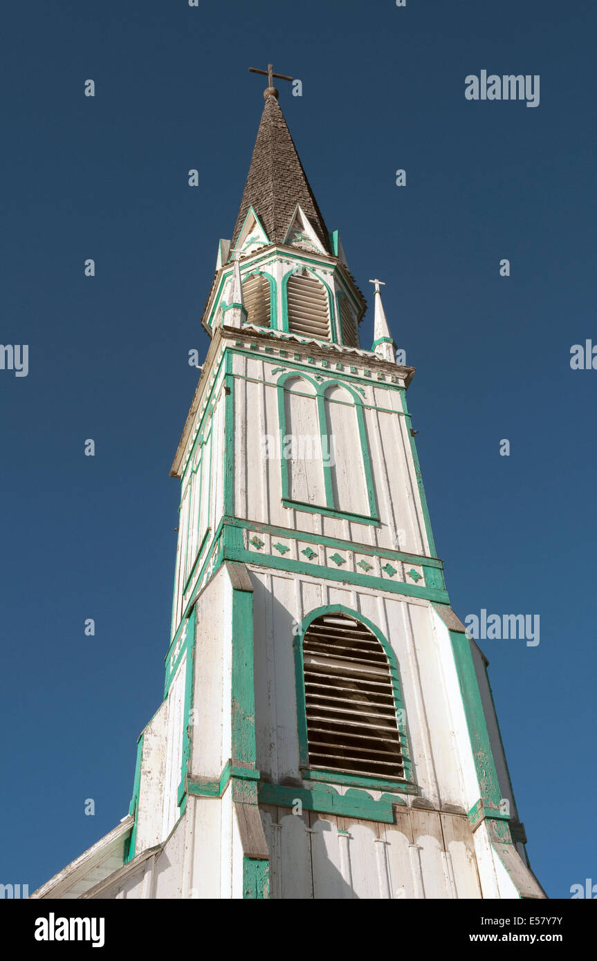 Elk2033513v Canada, British Columbia, Fort St James, Lady of Good Hope Church, 1873 Stock Photo