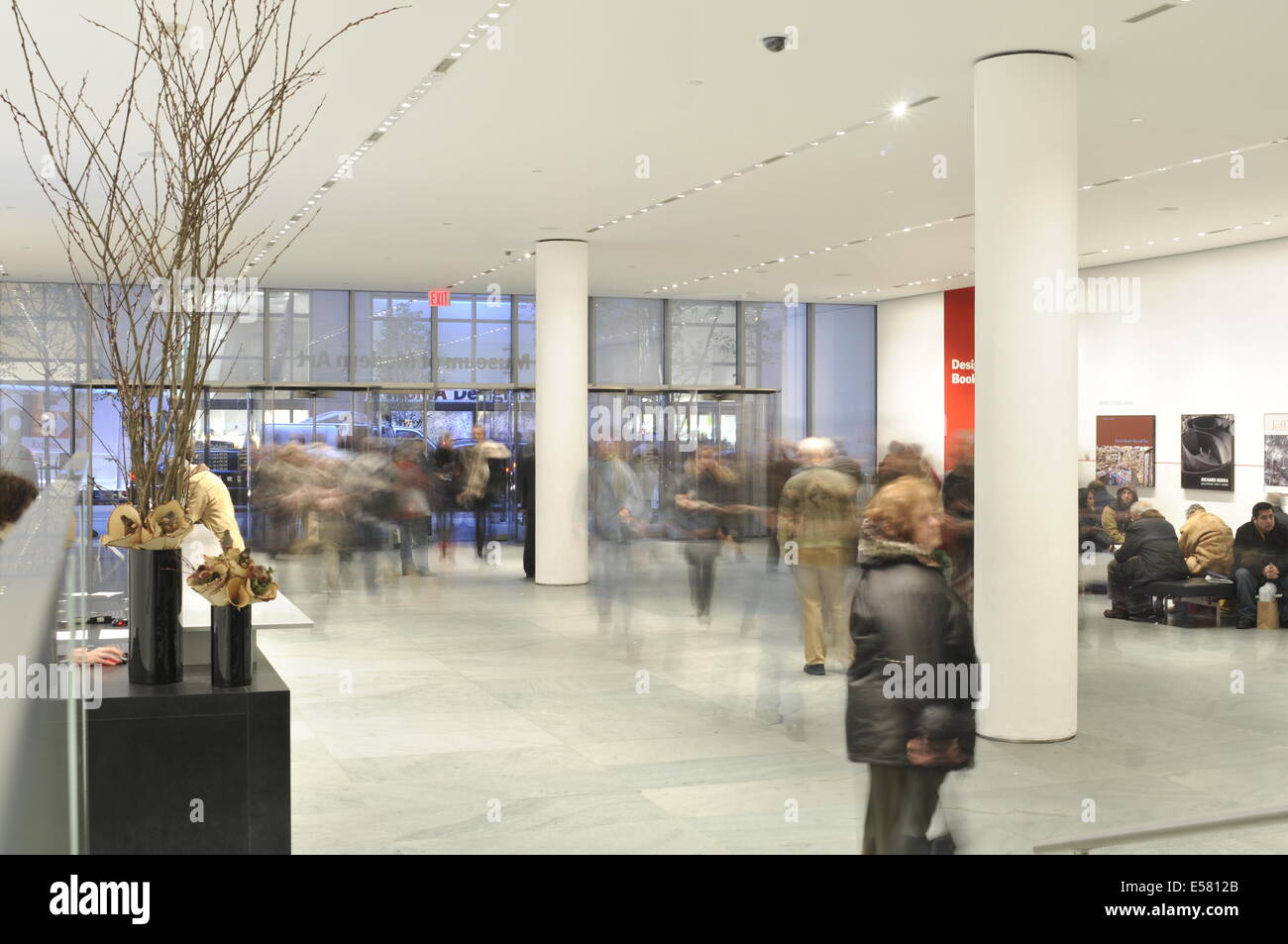 entrance moma new york Stock Photo - Alamy