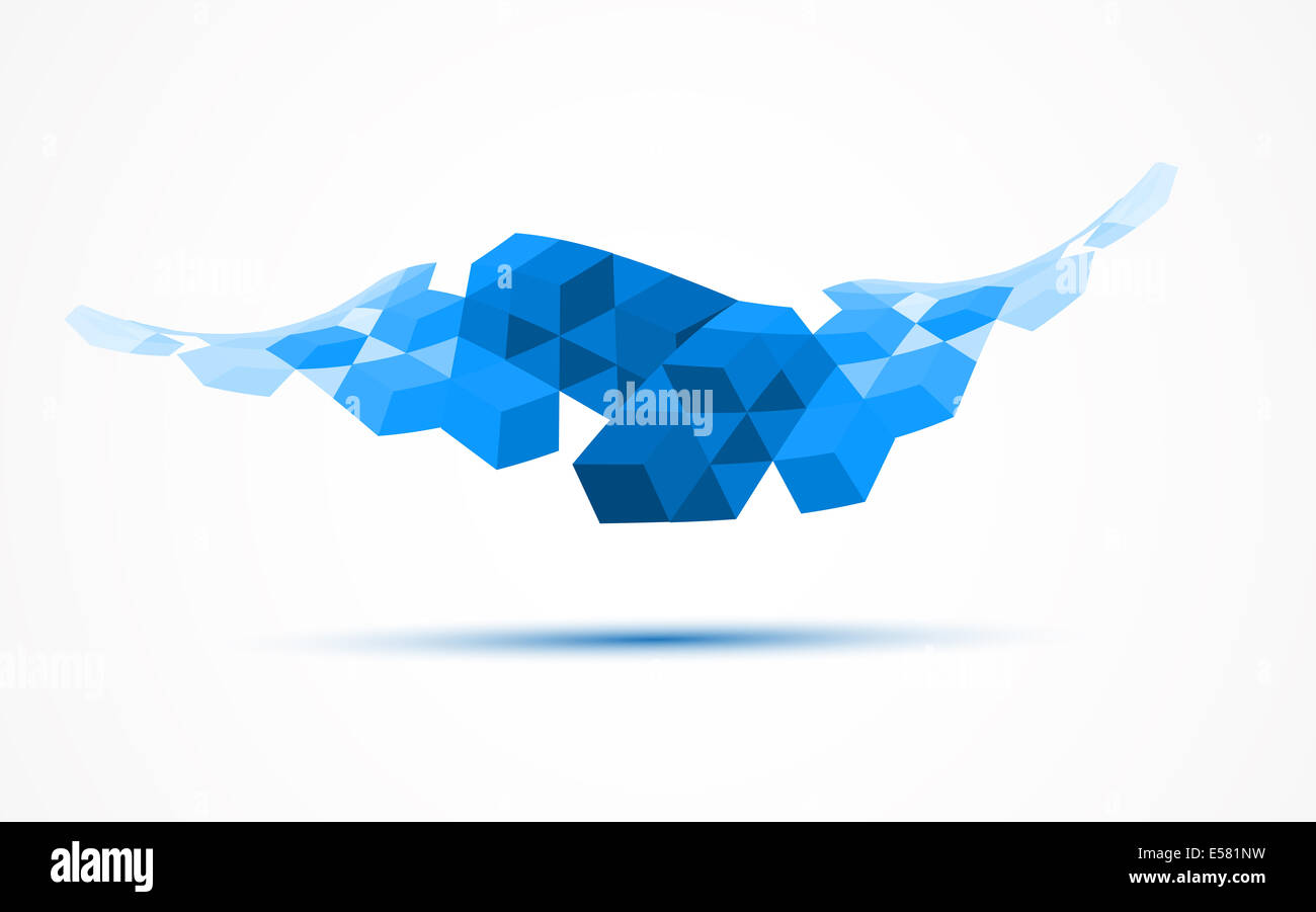 Concept for New Technology Corporate Business & development background Stock Photo