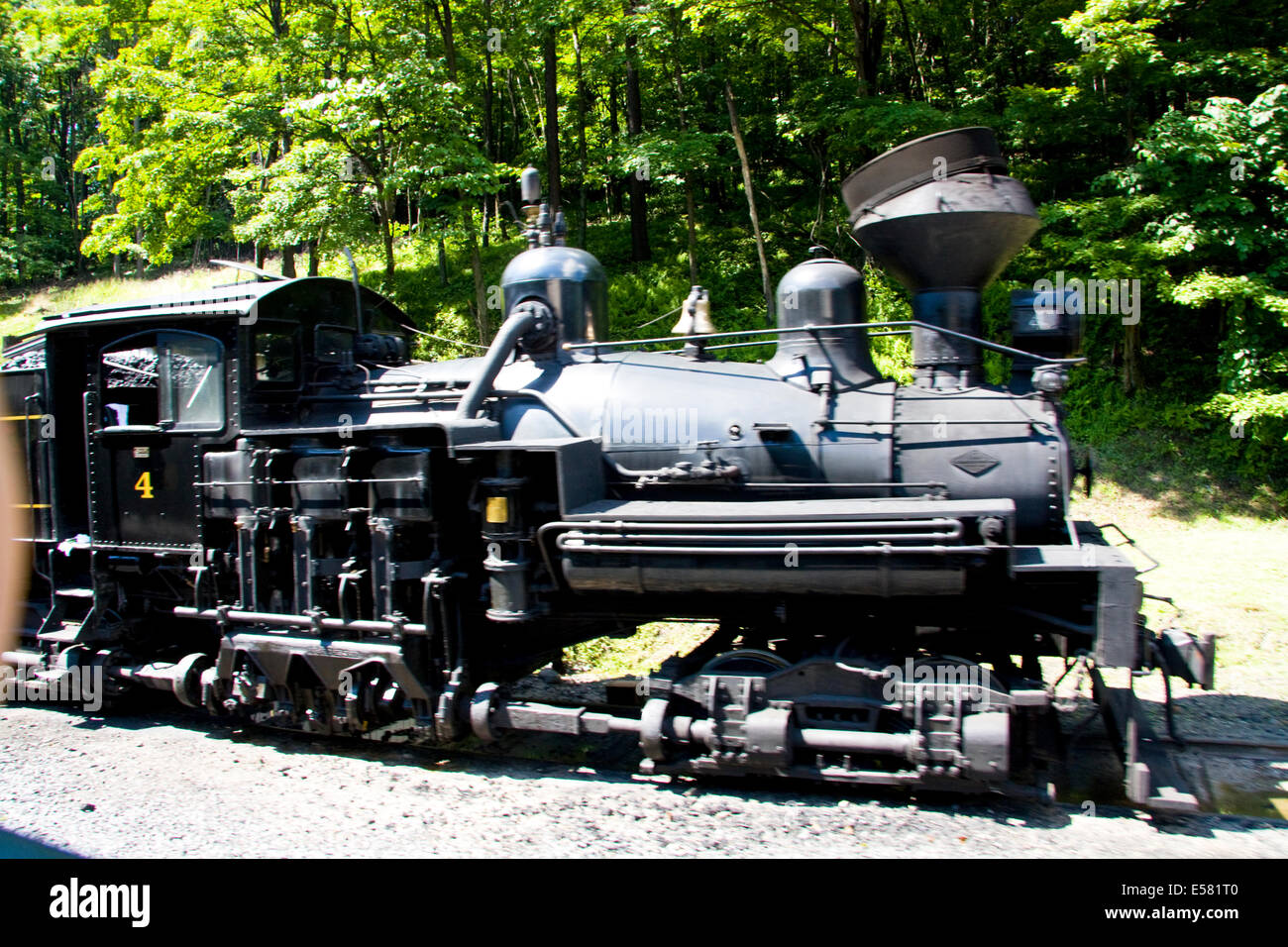 Cass Scenic Railroad State Park, West Virginia, USA Stock Photo