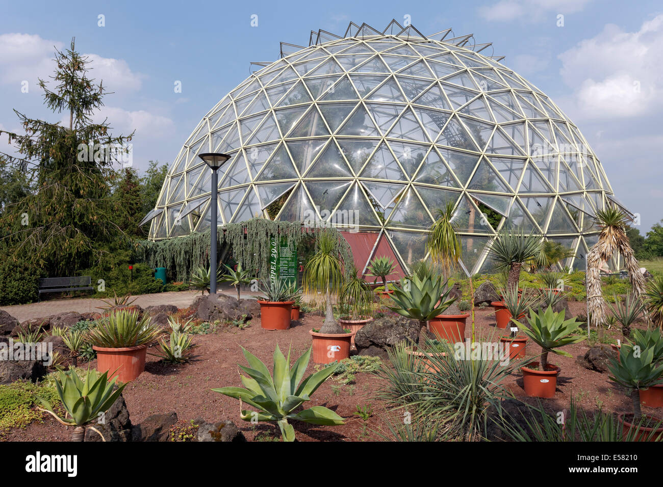 Dome Greenhouse Botanical Garden Of The Heinrich Heine University