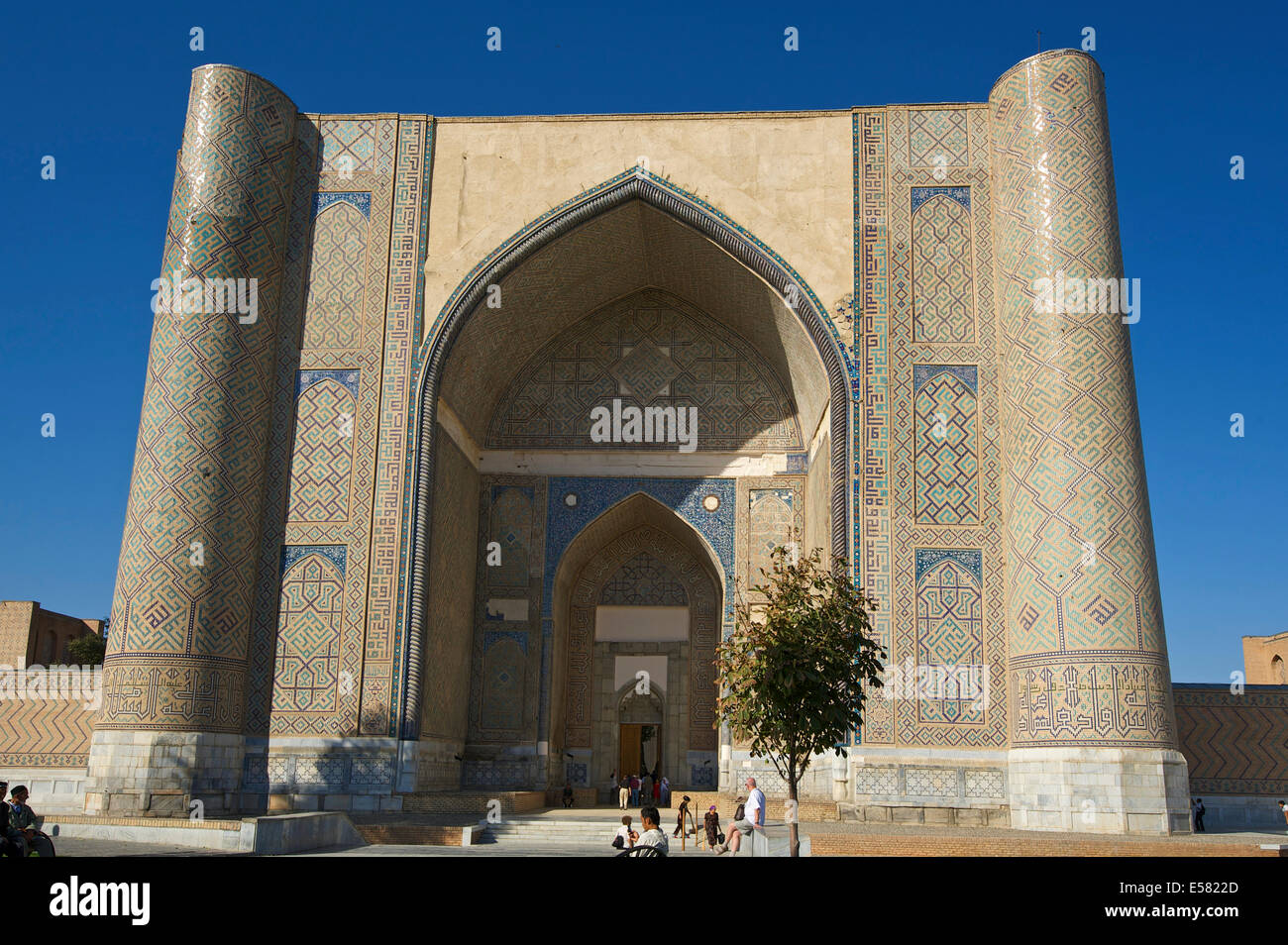 Bibi-Khanym Mosque, Samarkand, Uzbekistan Stock Photo