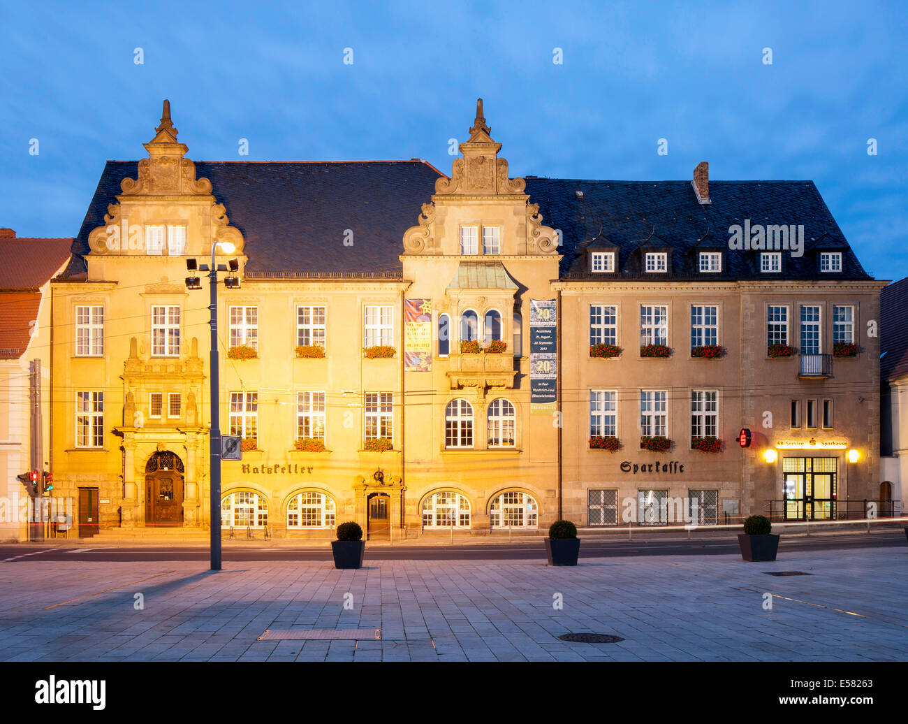 New Town Hall, Eberswalde, Brandenburg, Germany Stock Photo