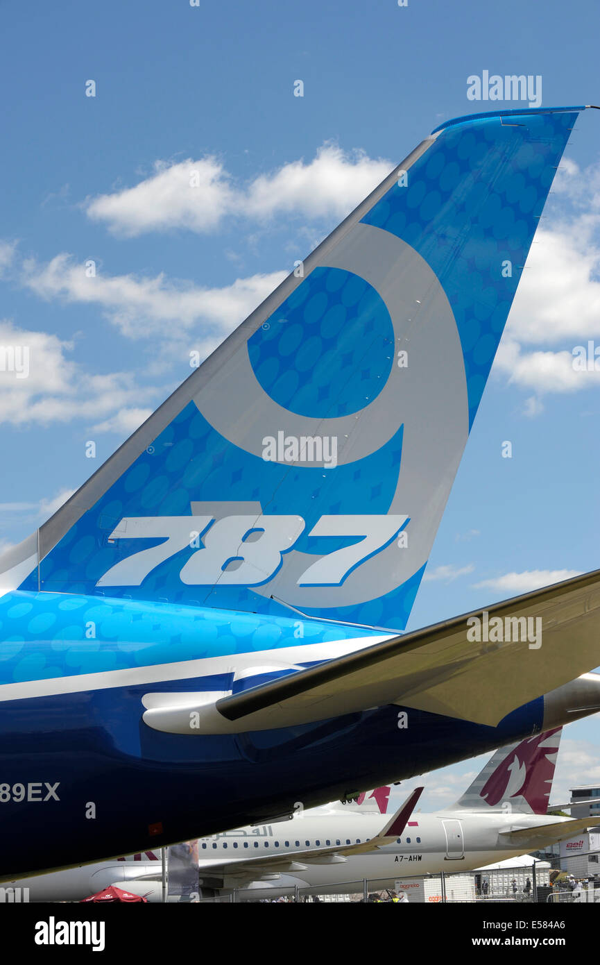 Boeing 787 Dreamliner detail Stock Photo