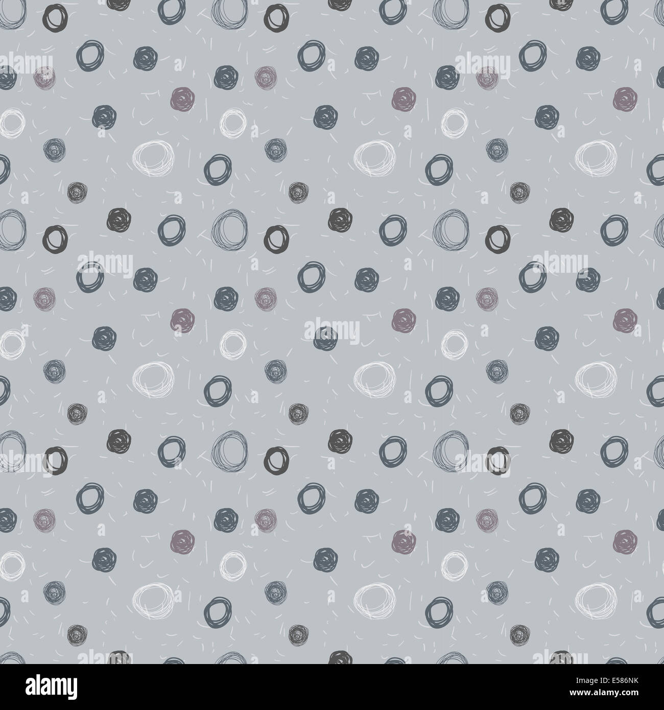 Seamless stylish hand drawn pattern. Vector illustration Stock Photo ...