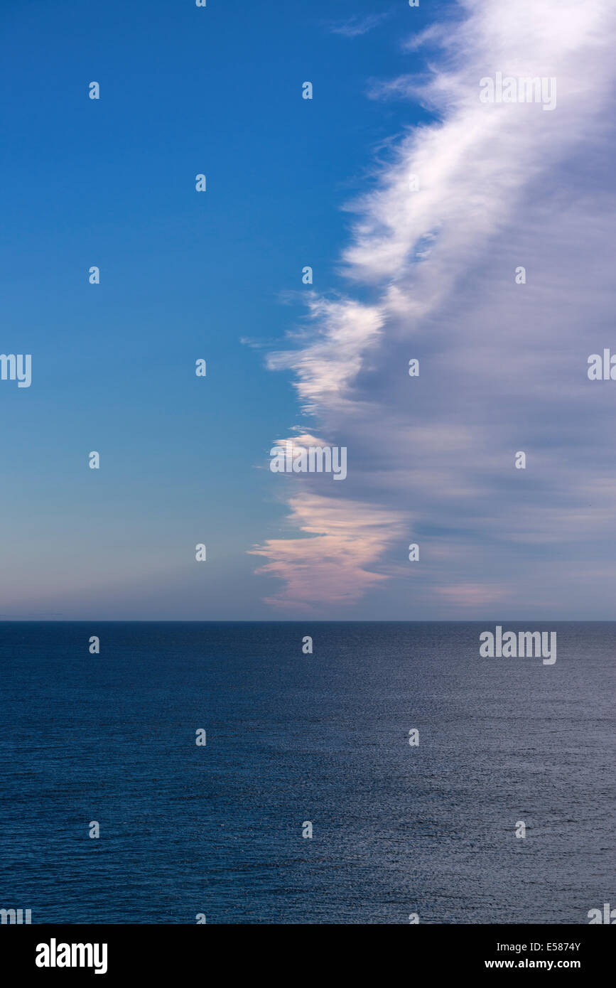 Ocean and sky, Atlantic Ocean, USA Stock Photo