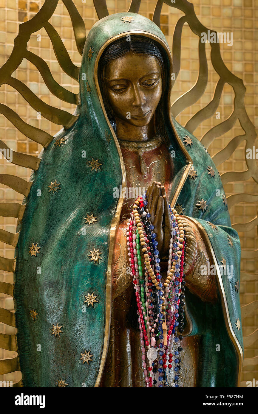 Our Lady of Guadalupe shrine, National Shrine of Divine Mercy, Stockbridge, Massachusetts, USA Stock Photo