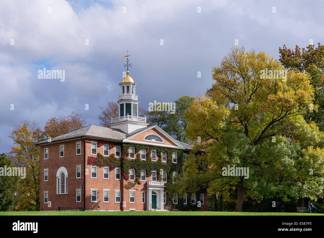 Griffin Hall, Williams College campus, Williamstown, Massachusetts, USA Stock Photo