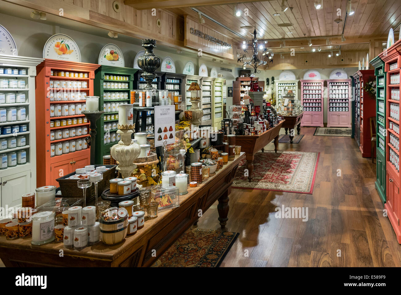 Kringle Candle Company factory store, Bernardston, Massachusetts, USA Stock  Photo - Alamy
