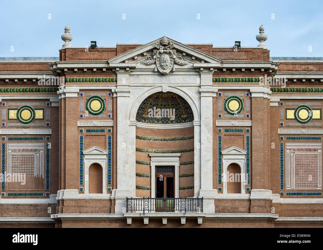 Pinacoteca Vaticana exterior, Vatican Museums, Vatican City, Rome, Italy Stock Photo