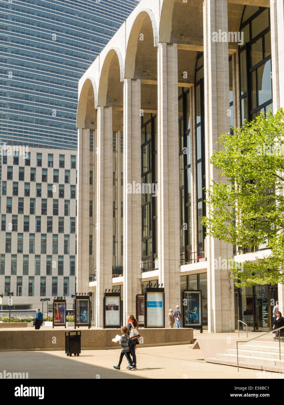 Metropolitan Opera House, Lincoln Center, NYC Stock Photo