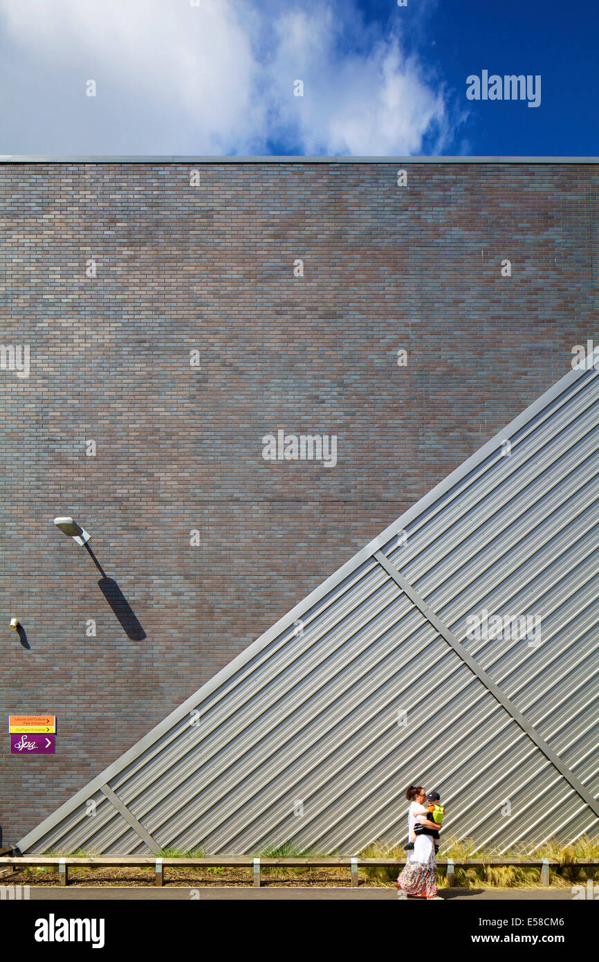 Knowsley Sports Park, Huyton, Merseyside. New sports park and facilities, designed by Broadway Malyan in Knowsley Stock Photo