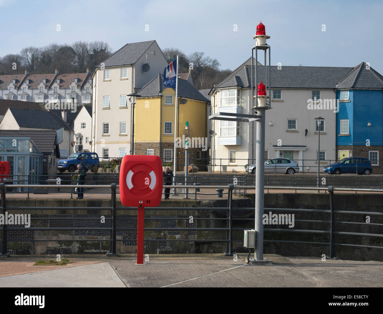 Housing in harbour, Portishead, Bristol, UK Stock Photo Alamy