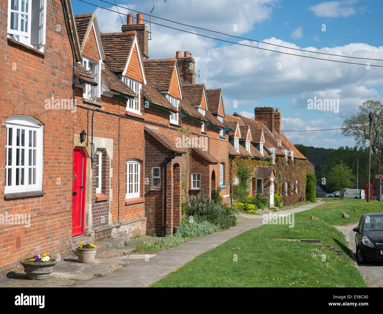 Terraced houses in Marlborough, Great Bedwyn, Savernake Forest