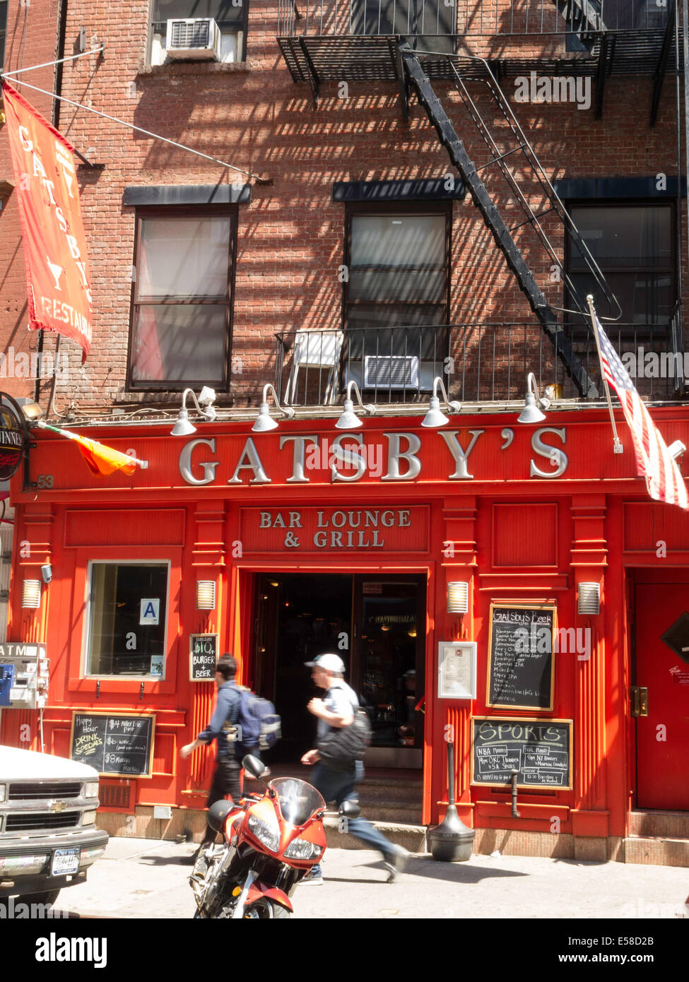 Gatsby's Bar Lounge and Grill, NYC Stock Photo Alamy