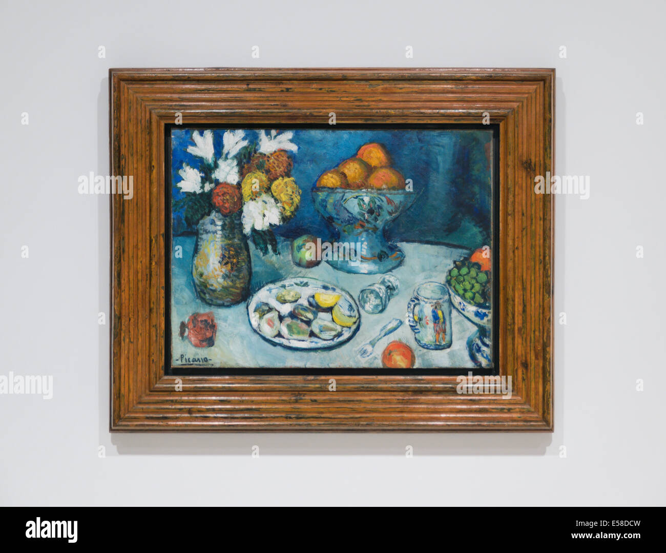 Picasso Still Life oil on canvas, 1901, Museu Picasso of Barcelona, Spain Stock Photo