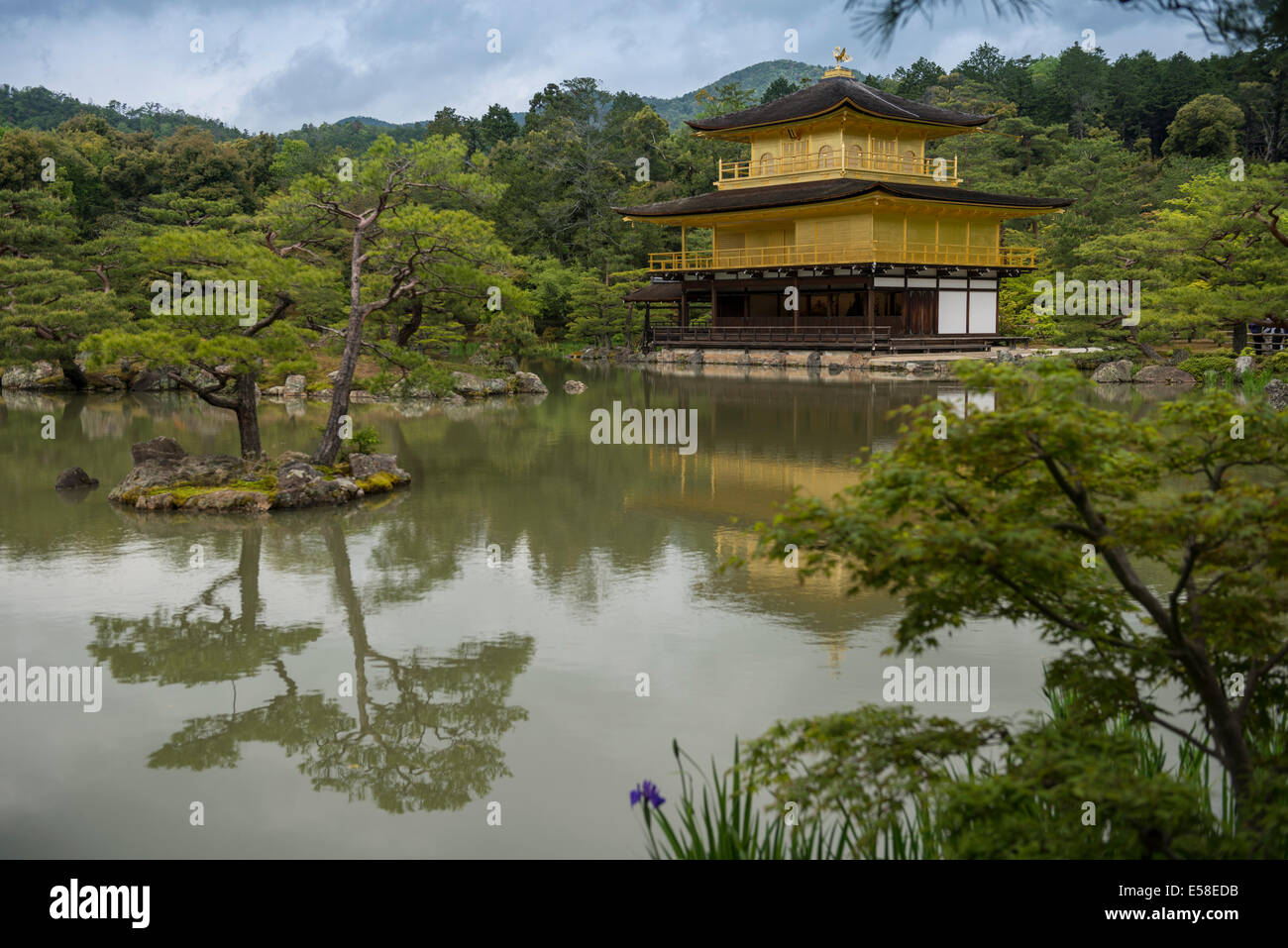 Kinkaku-ji, Temple of the Golden Pavilion, Kyoto,  Japan Stock Photo