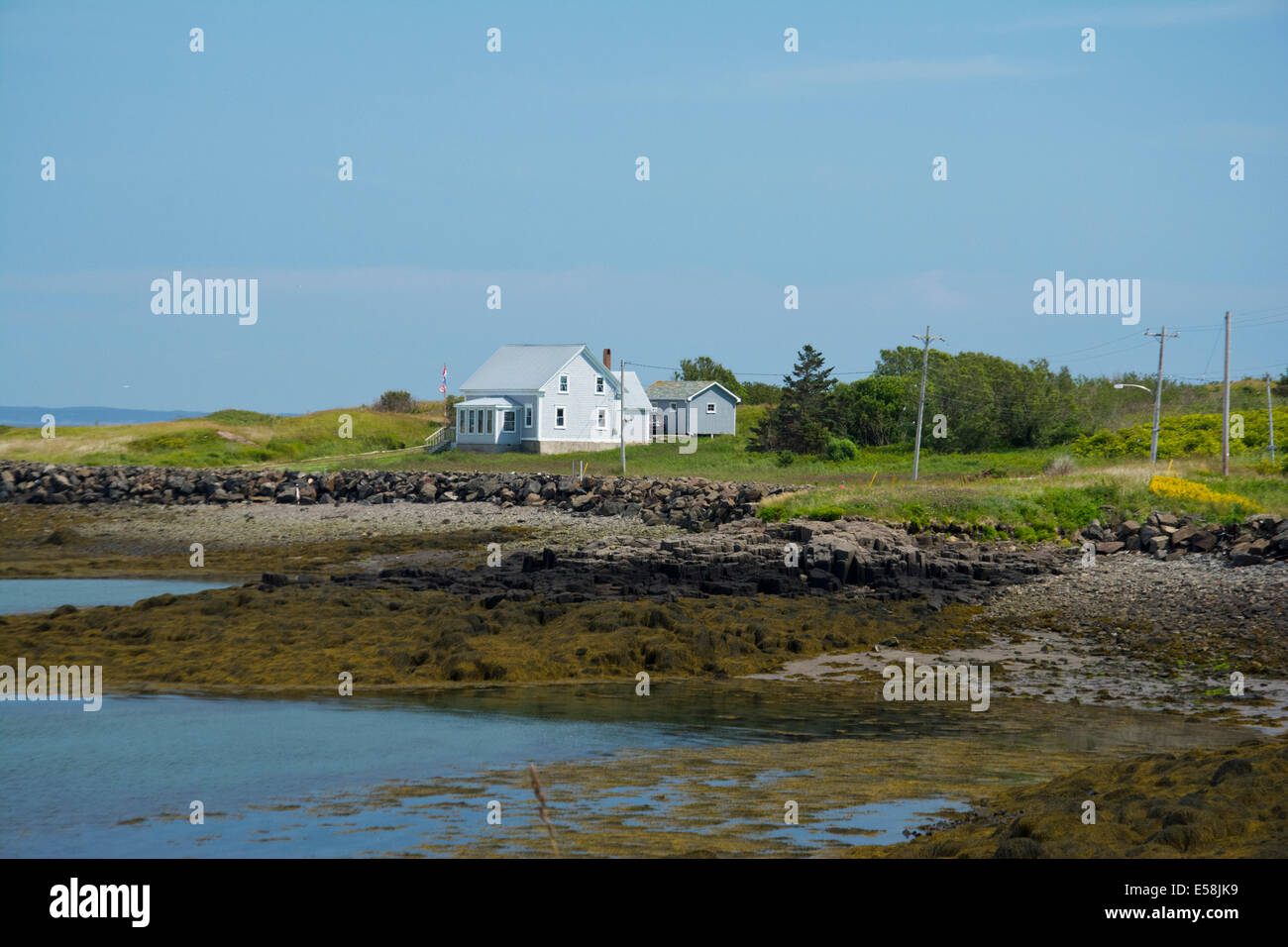 A view along the Nova Scotia coastline Stock Photo Alamy