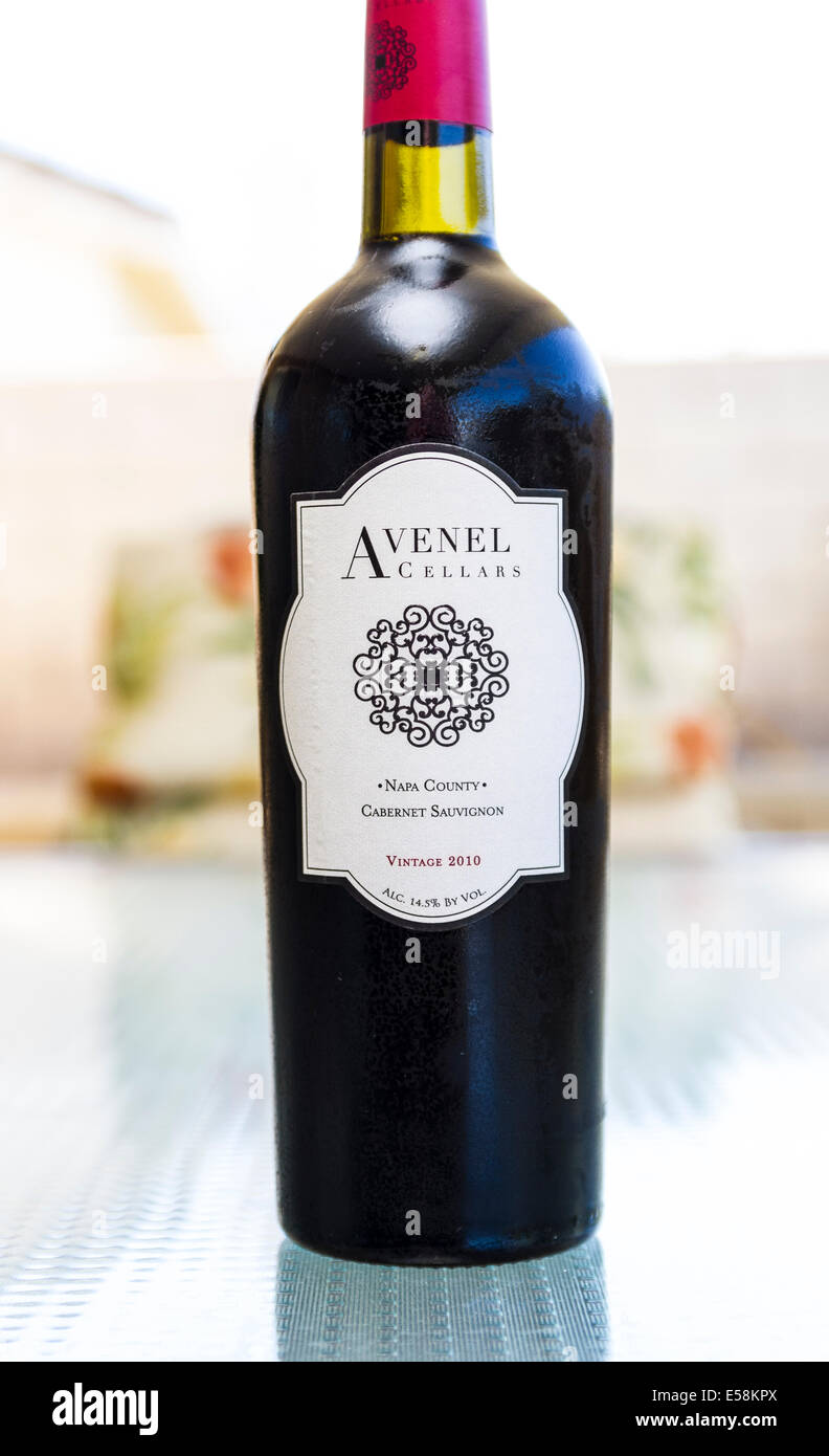 Avenel Cellars Napa California Cabernet Sauvignon wine sold only at Total Wine and Spirits stores Stock Photo