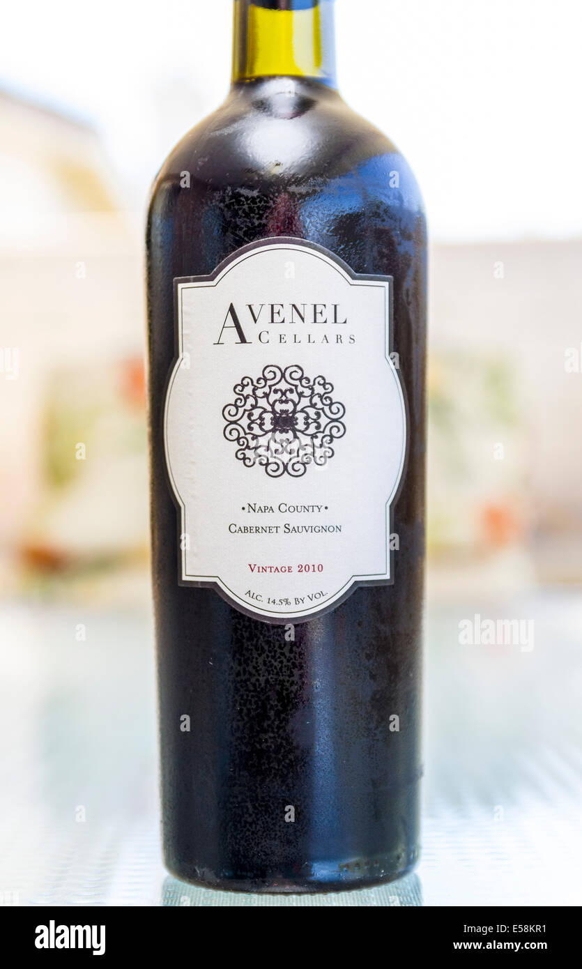 Avenel Cellars Napa California Cabernet Sauvignon wine sold only at Total Wine and Spirits stores Stock Photo