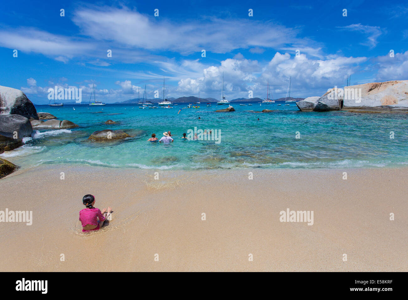 The Baths on the Caribbean Island of Virgin Gorda in the British Virgin