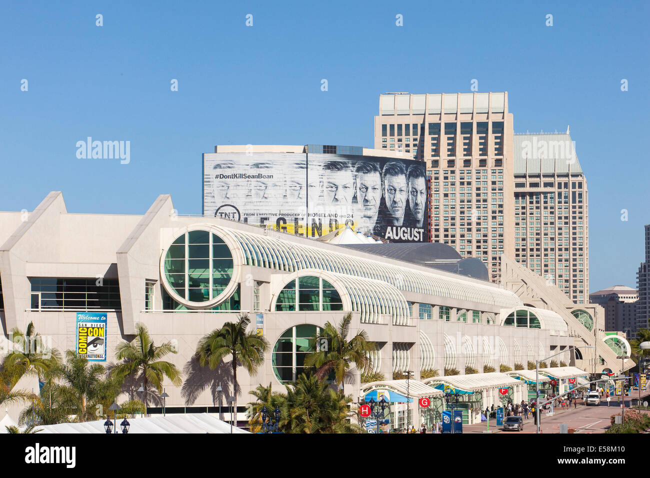 Comicon Building San Diego, CA, US. 23rd July, 2014. Many local buildings are ...