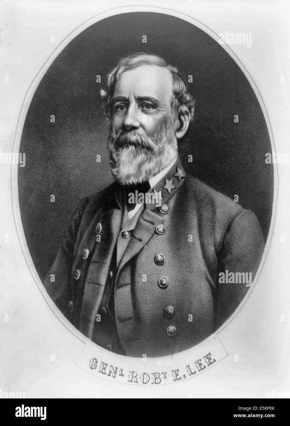 Confederate General Robert E Lee, circa 1865 Stock Photo Alamy