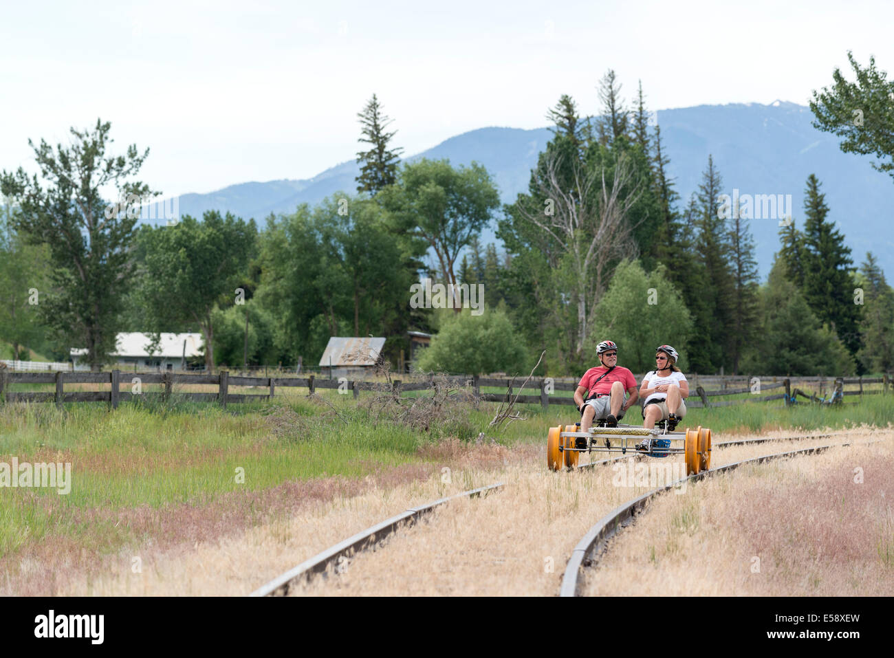 Rail bike hires stock photography and images Alamy
