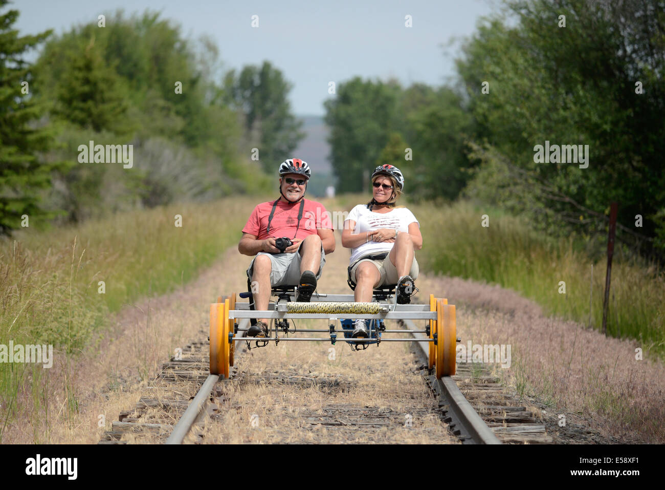 Rail bike hires stock photography and images Alamy