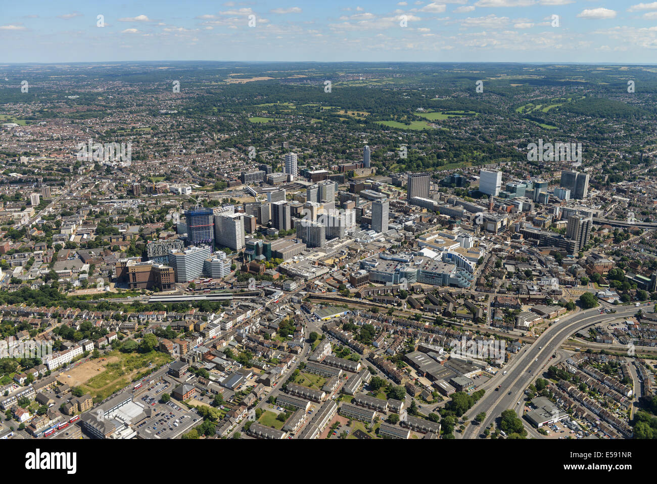 Croydon aerial hires stock photography and images Alamy