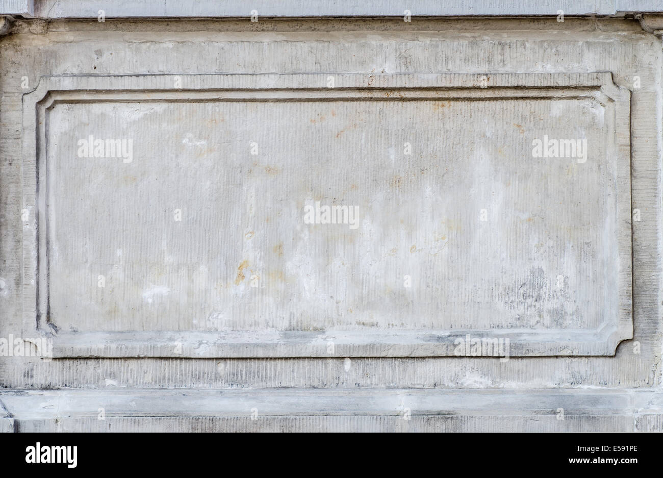 empty architectural frame from old building Stock Photo