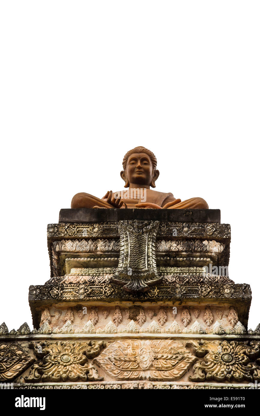 Buddha statue in the temple of Thailand Stock Photo - Alamy