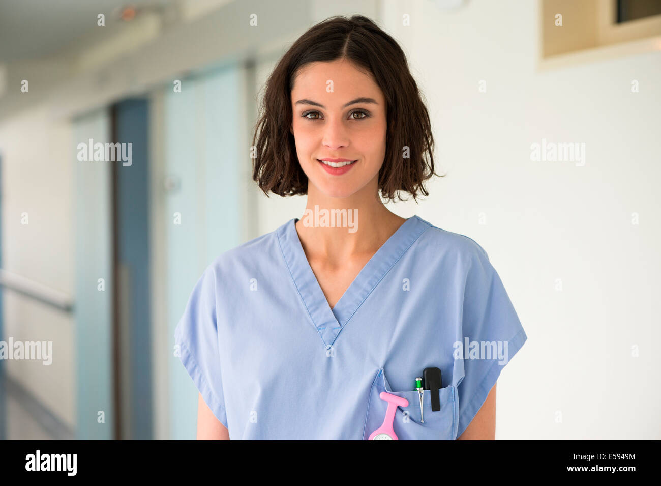 Female nurse portrait hi-res stock photography and images - Alamy