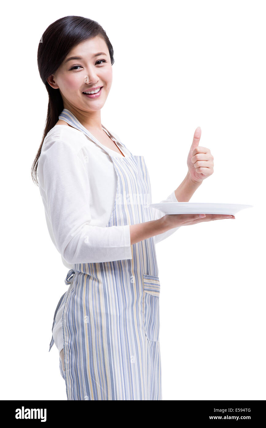 Three meals white background plate hi-res stock photography and images ...