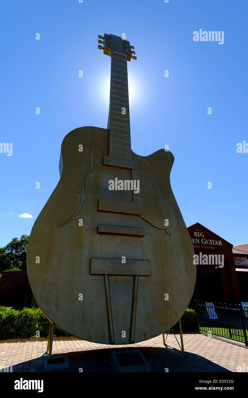The Golden Guitar in Tamworth, NSW Stock Photo Alamy