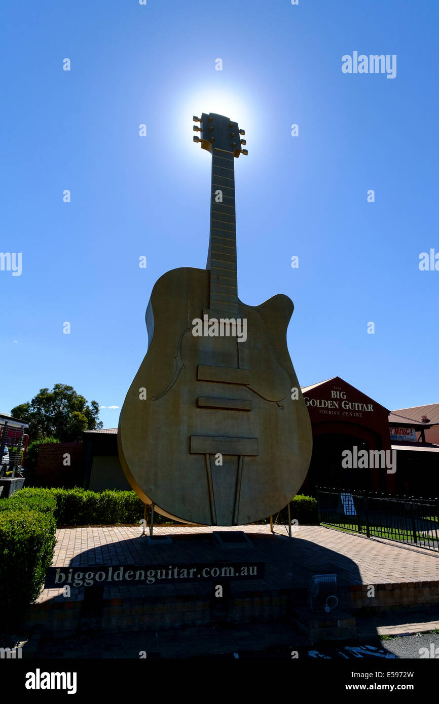 The Golden Guitar in Tamworth, NSW Stock Photo