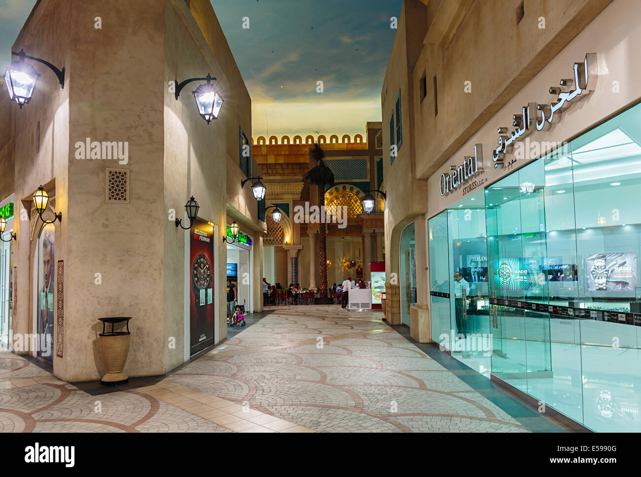 DUBAI, UAE-NOVEMBER 02: Interior IBN Battuta Mall store on November 02 ...