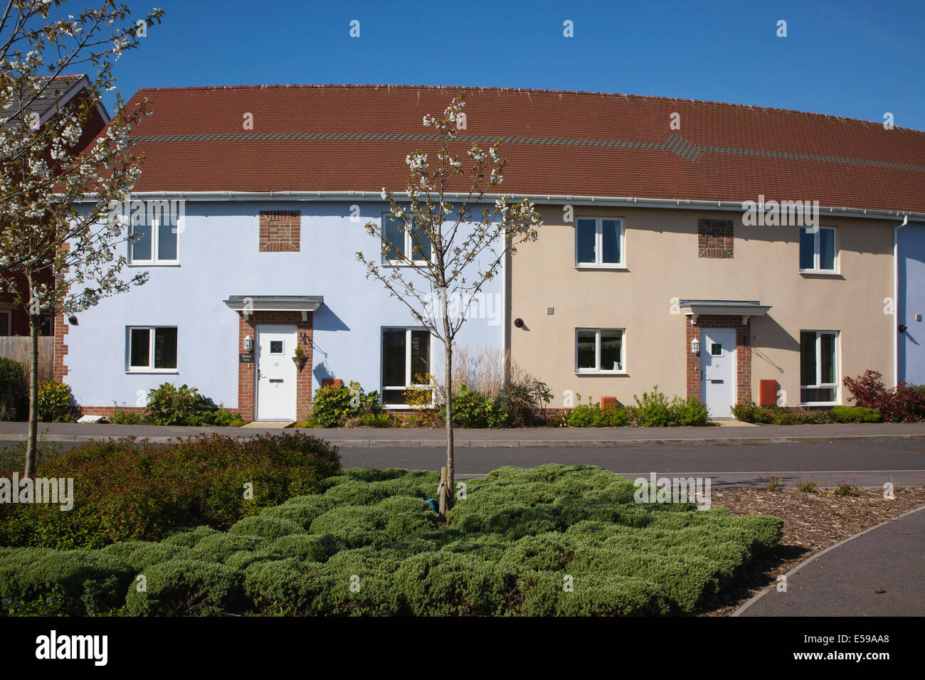 England, West Sussex, Felpham, New terraced housing development Stock