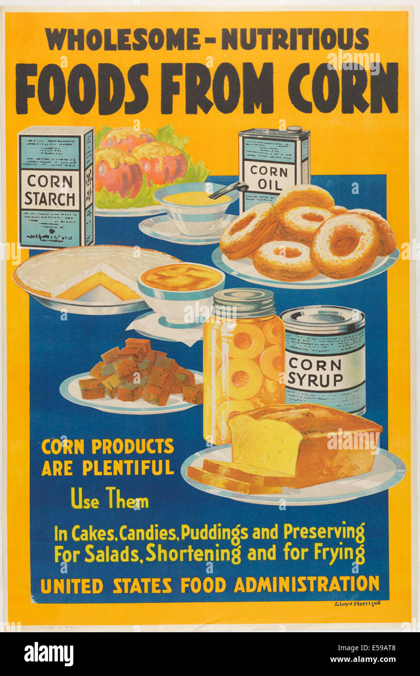 Vintage food poster hi-res stock photography and images - Alamy
