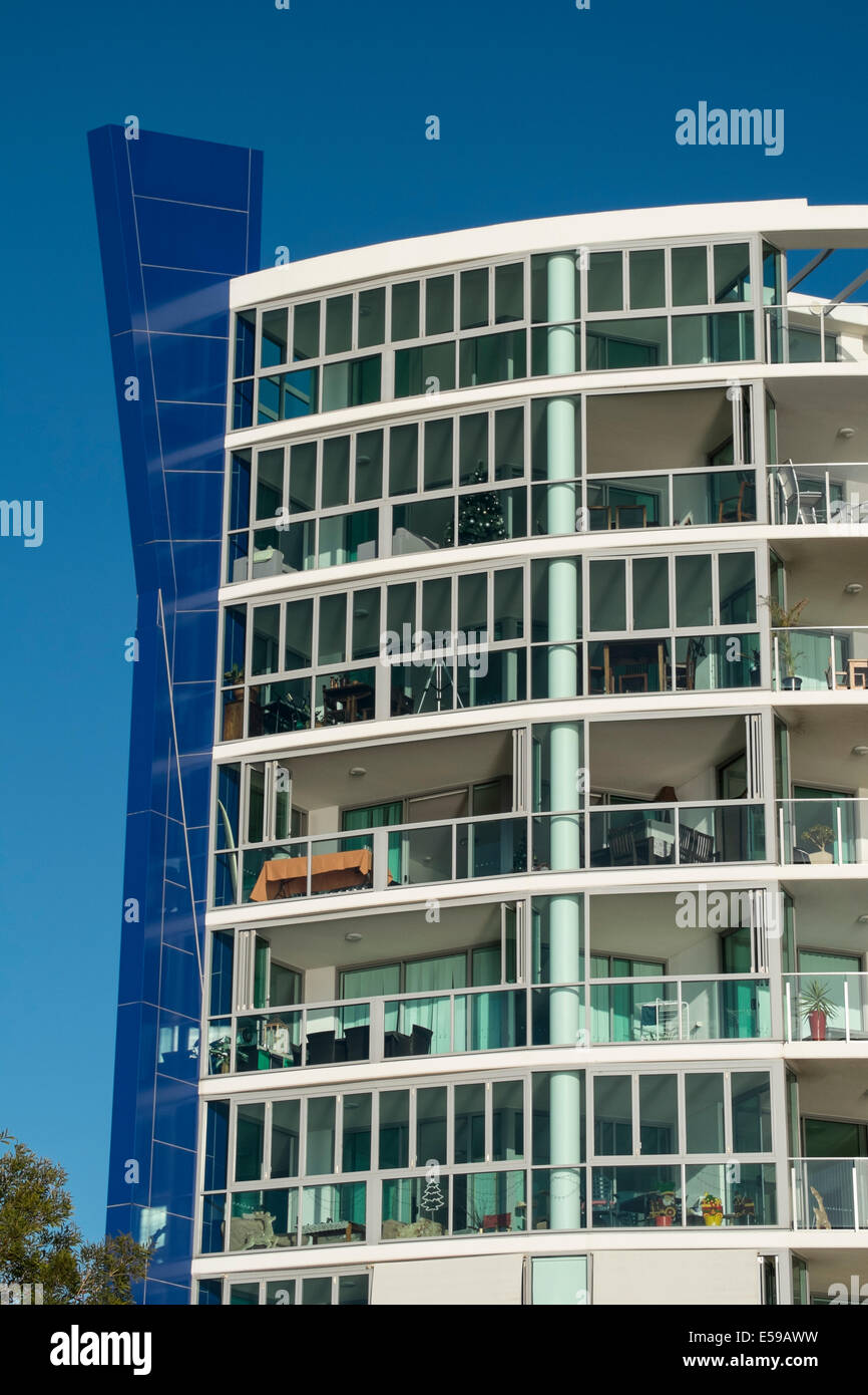 Units at Woody Point Stock Photo Alamy