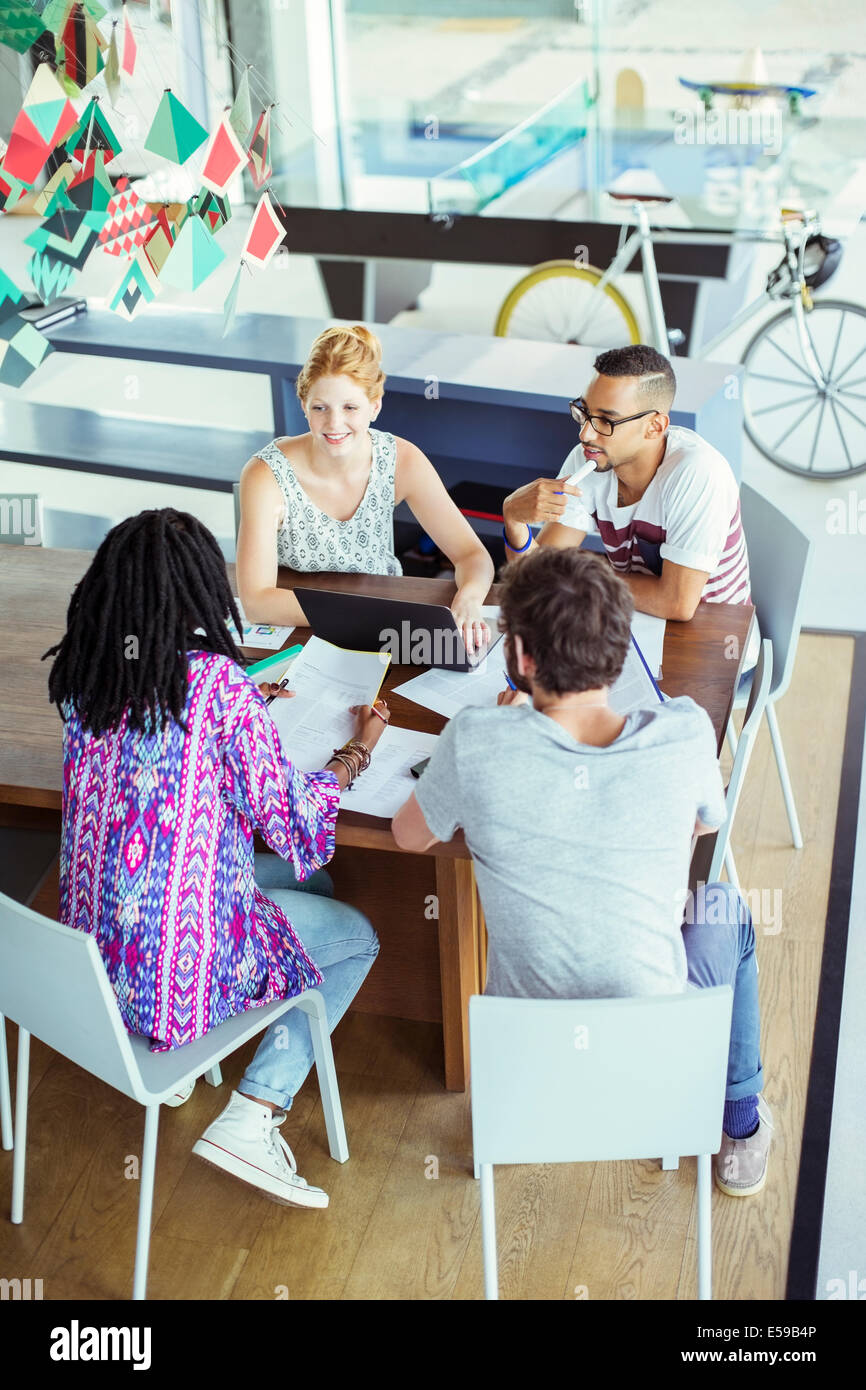 People talking in office Stock Photo