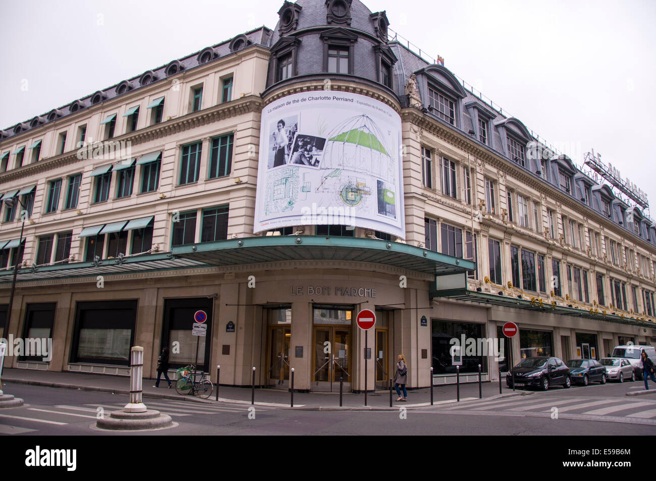 The interior view of department store Le Bon Marche. Paris. France Stock  Photo - Alamy