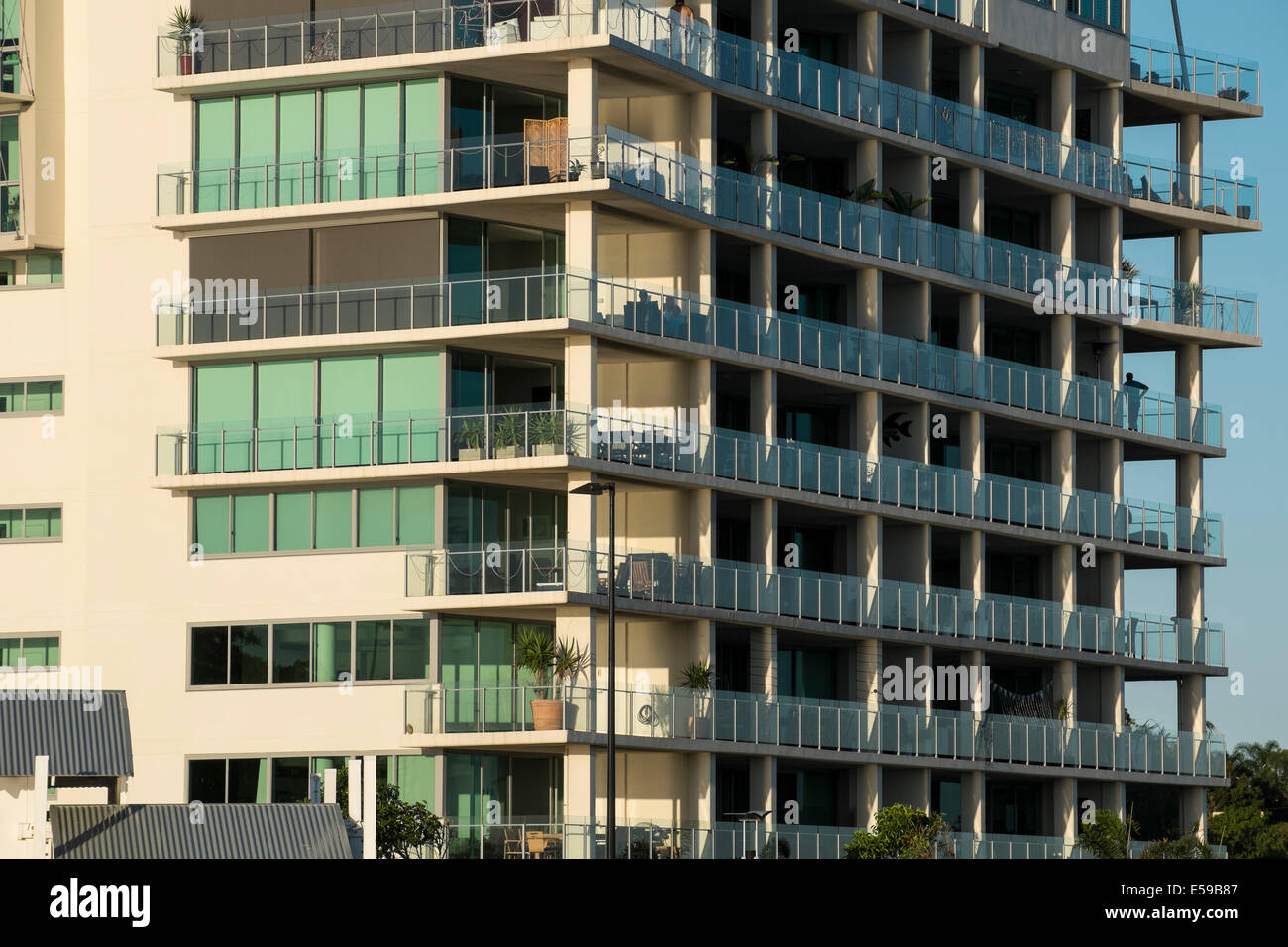 Units at Woody Point Stock Photo Alamy