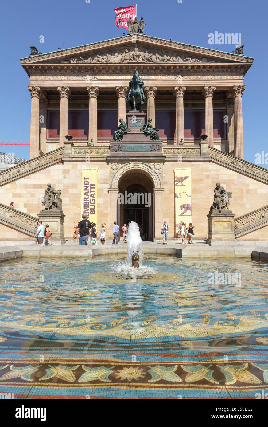 Alte Nationalgalerie, Berlin, Germany Stock Photo